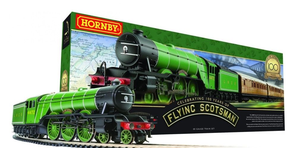 flying scotsman train set 00 gauge