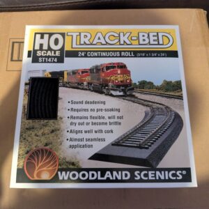 Woodland scenics track bed boxed